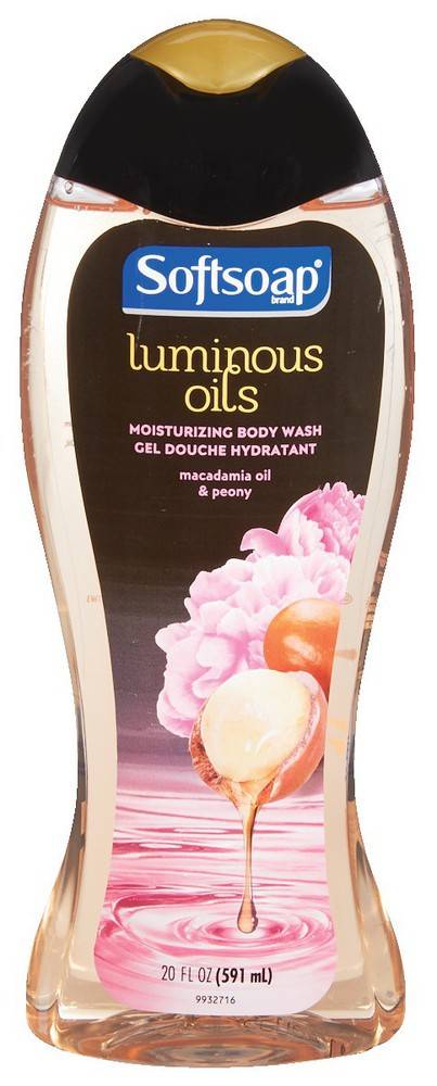 Softsoap gel de douche luminous oils, macadamia & peony (591ml) - luminous oils macadamia & peony body wash (591 ml)