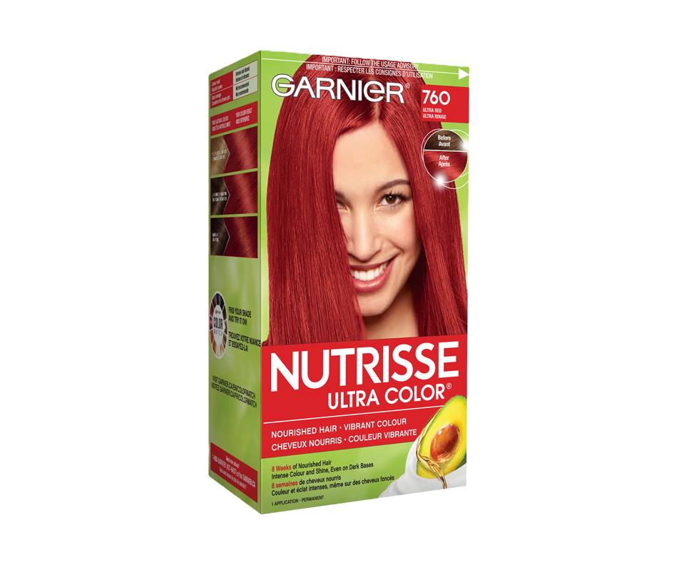 Nutrisse ultra color teinture permanente pour cheveux (760 ultra rouge)