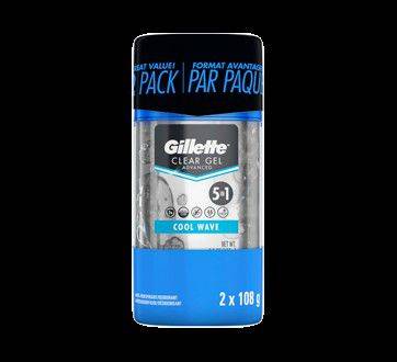 Gillette gel transparent cool wave (2 x 108 g) - clear gel cool wave deodorant (2 x 108 g)
