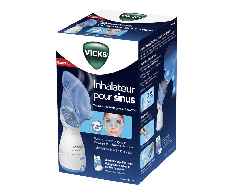 Vicks inhalateur personnel de vapeur - personal steam inhaler (1 unit)