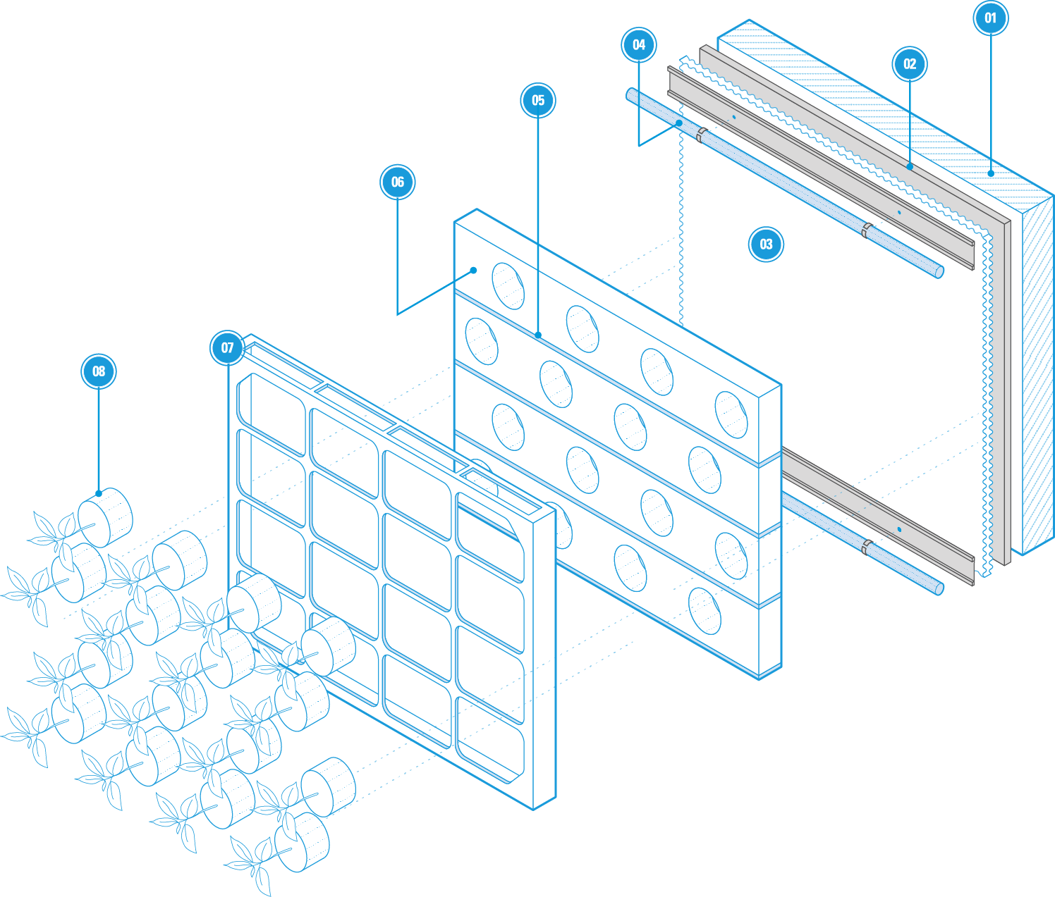 Green Wall Specification Diagram