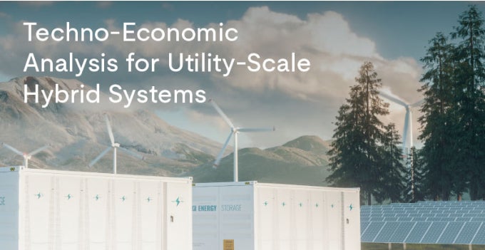 Techno-Economic Analysis for Utility-Scale Hybrid Systems HOMER Front brochure cover