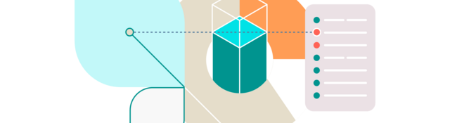 Illustration of a 3D bar graph