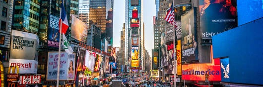 Times Square in New York City