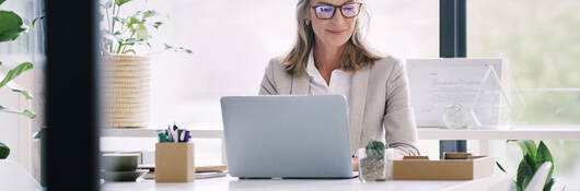 a person working on a laptop