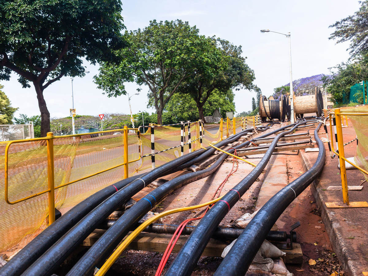 Installation of power cables