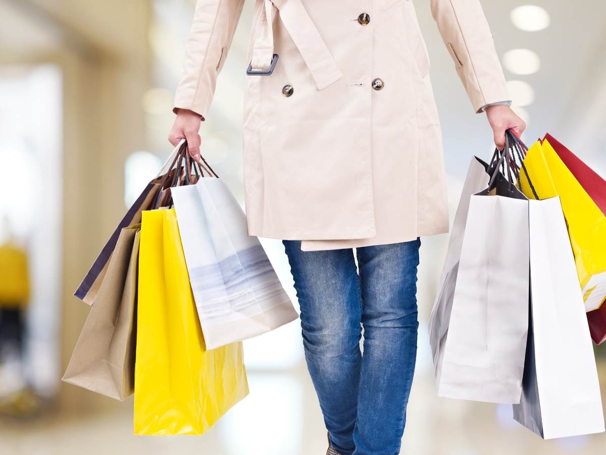 Photo of a woman shopping