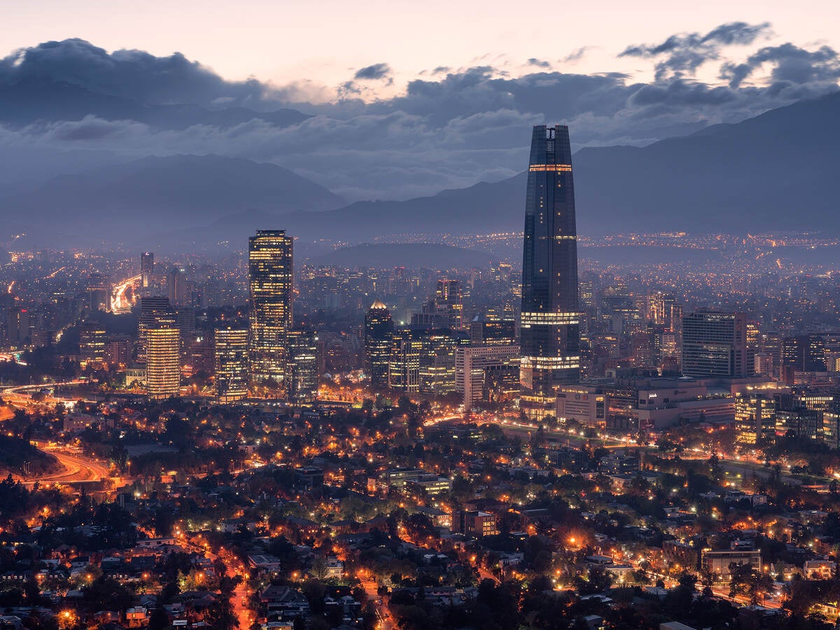 Santiago at dawn