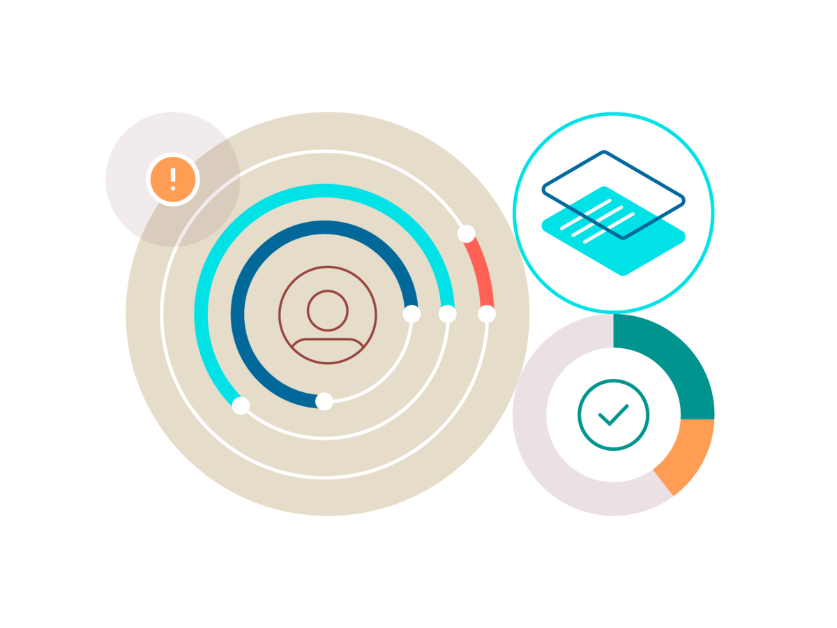 Graphical depiction of progress in online learning courses