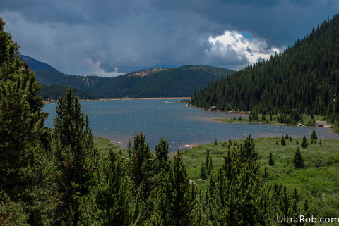 Mason Reservoir On Pikes Peak South Slope