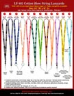 3/8&quot; Lanyards: Low Cost University, College or School Custom Imprinted Neck Lanyards.