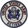 UNITED STATES ARMY RETIRED SERVICE ID BADGE