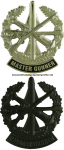 U.S. ARMY MASTER GUNNER ID BADGE