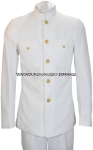 U.S. NAVY MALE OFFICER/CPO SERVICE DRESS WHITE COAT