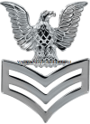 U.S. NAVY PETTY OFFICER FIRST CLASS (E6) COLLAR DEVICE