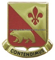 U.S. ARMY 144TH FIELD ARTILLERY REGIMENT UNIT CREST (DUI)