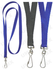 LY-402HD-HK 3/8" Polyester Heavy Duty Plain Lanyards With Swivel Hooks