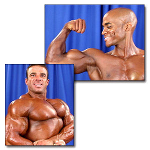 2004 NPC USA Championships Men's Backstage Posing Part 1