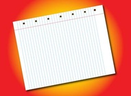 Notebook Paper Vector