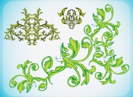 Nature Ornament Vectors