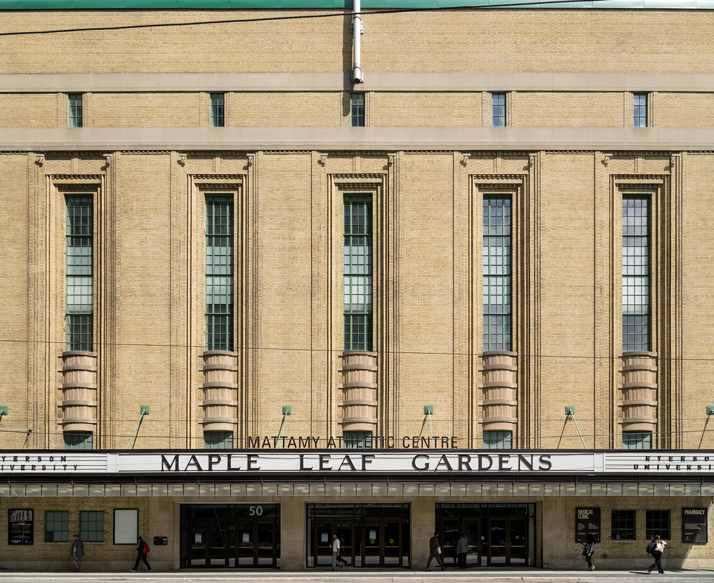 20150702. The art deco/ art moderne Maple Leaf Gardens, once a c