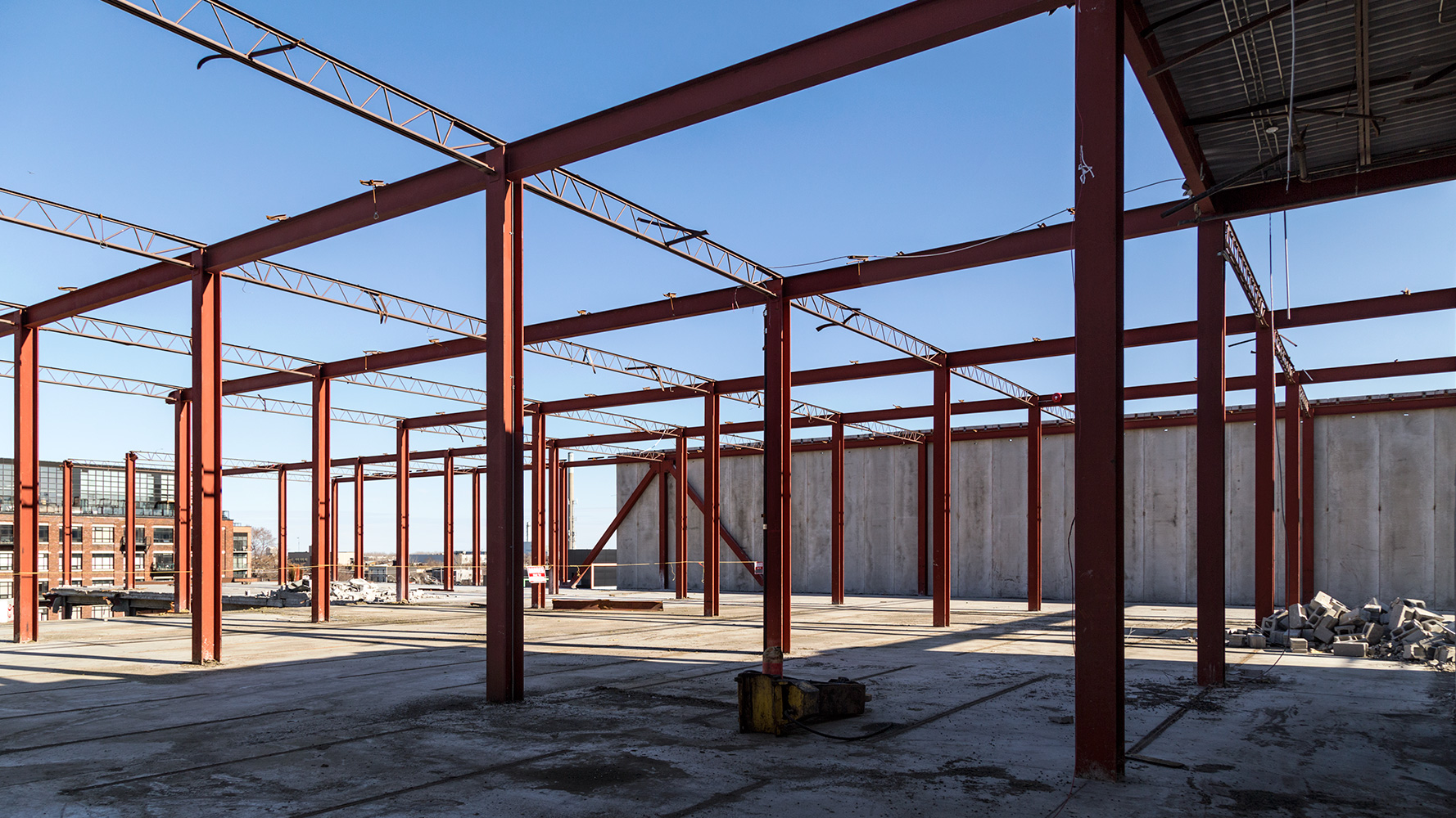 20160320. Inside a warehouse demolition.