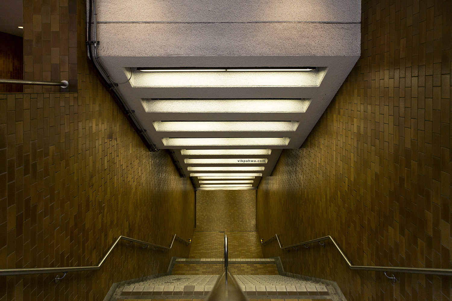 20161030. Heading in to the underground at Spadina Station.