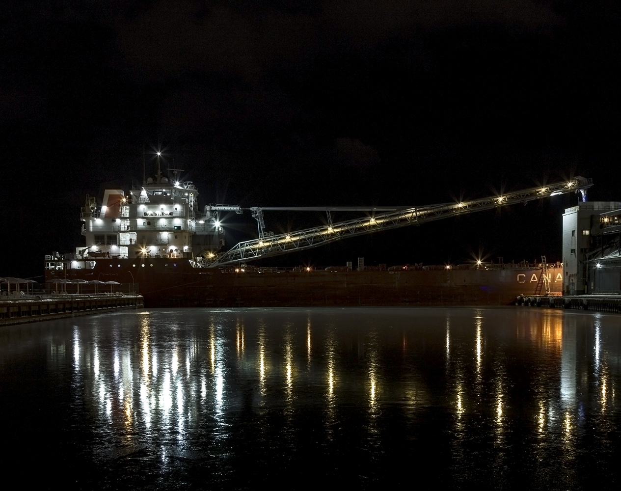 20161218. The 226 m Canadian Self Discharging Bulk Carrier BAIE