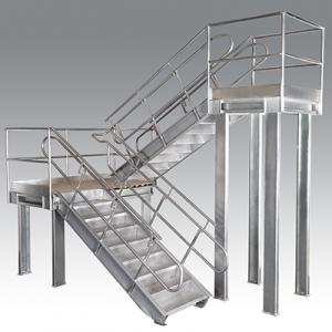 Custom Made Warehouse Stairs & Platforms