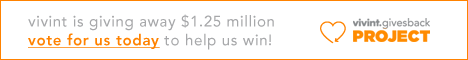 Vivint is giving away $1.25 Million to charities. Help us win!