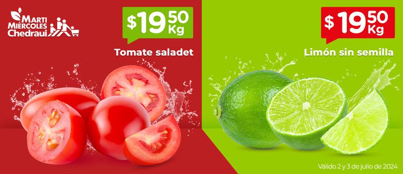 Ofertas en Frutas y Verduras​