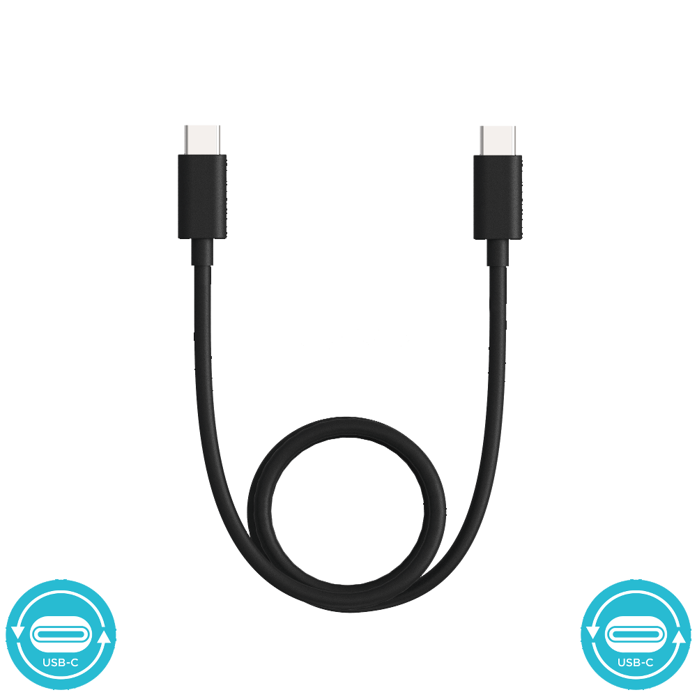 Motorola Essentials USB-C to USB-C Data/Charging Cable - 3.3ft/1m Black