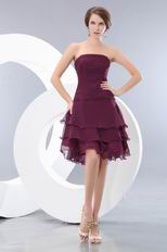 Layers Skirt Design Purple Dresses For Sweet 16 Party