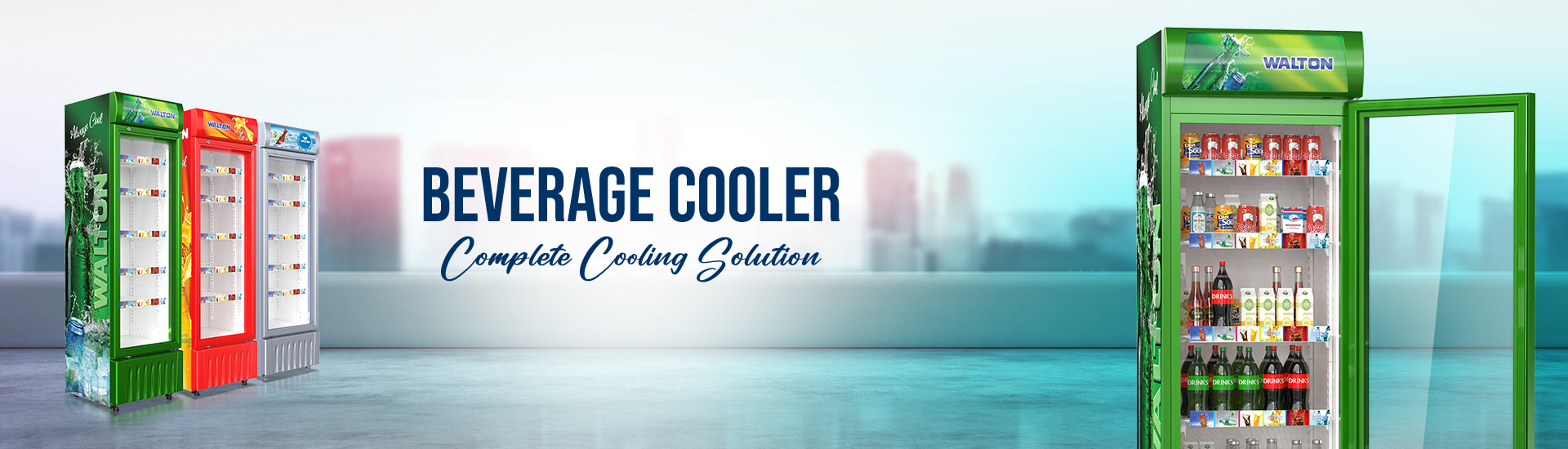 Beverage Cooler Banner