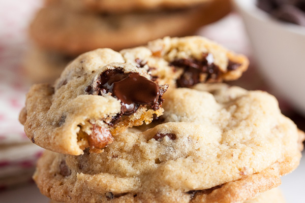 chocolate chip cookies with nuts