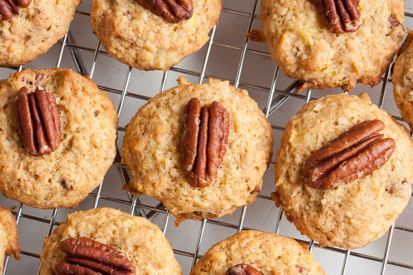 Hawaiian Pineapple Pecan Cookies – these cookies have a great chewy texture, and all the flavour of pineapple, coconut, and buttery pecans.