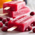 These Cranberry Orange Popsicles are both sweet and tart – one of my favourite flavour combinations and so easy to make!