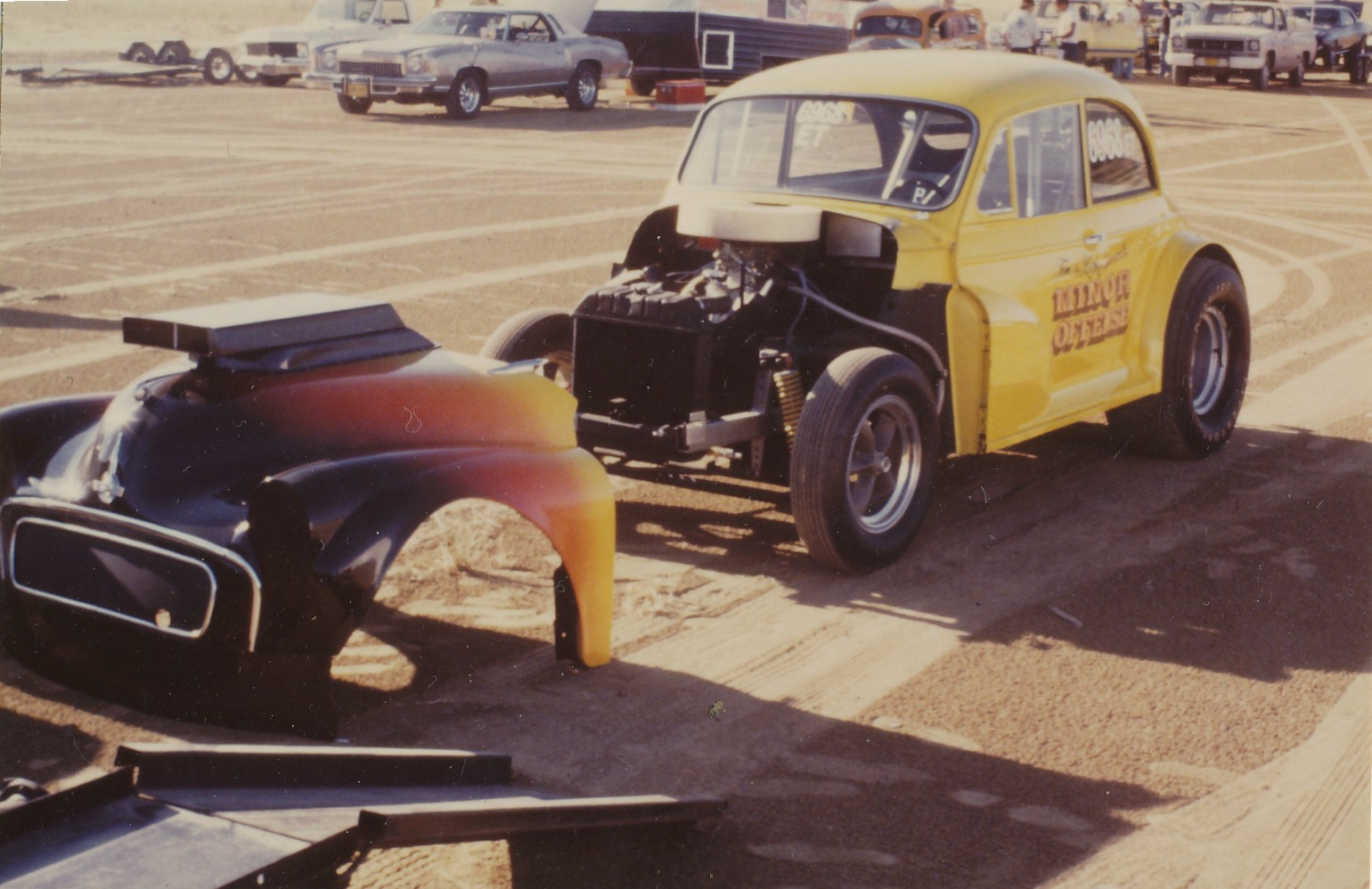 My Uncle Tom's Morris Minor Race Car