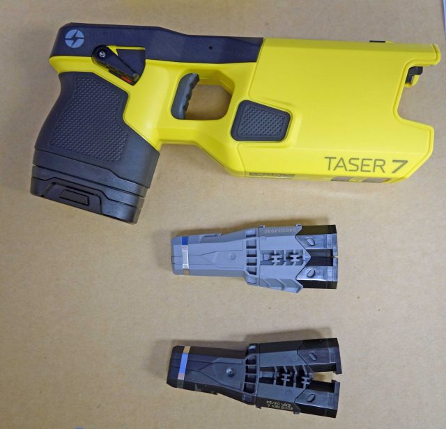 Taser 7 unit and cartridges