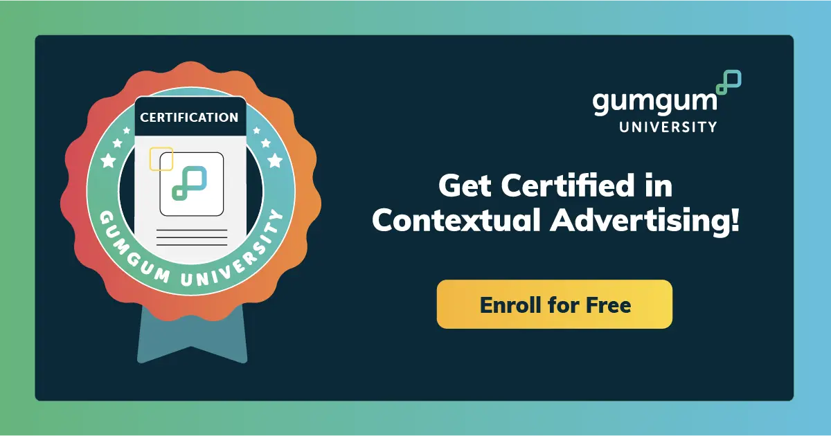 GumGum’s Contextual Certification Course link