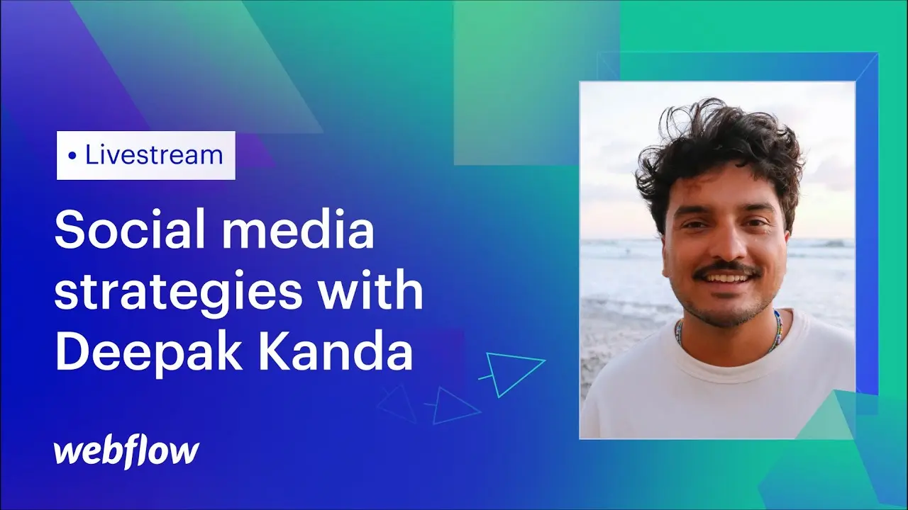 Top social media tips for freelancers and agencies with Deepak Kanda