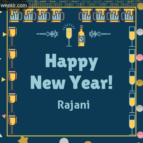 Rajani   Name On Happy New Year Images