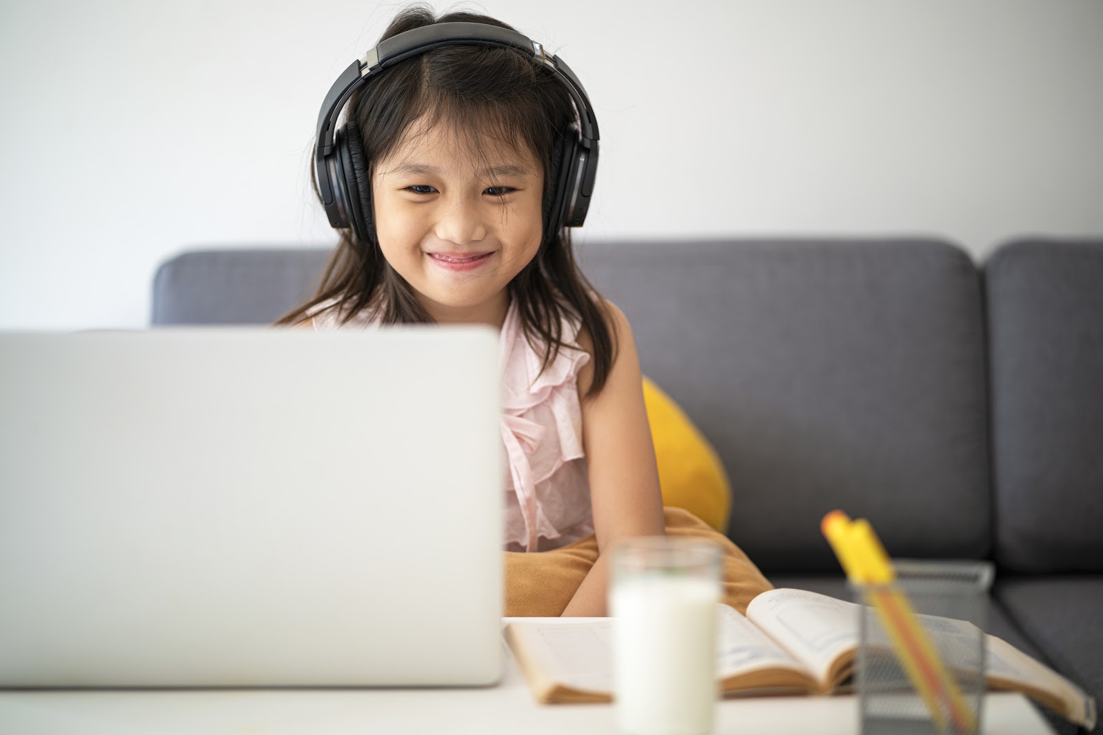 Student at Computer