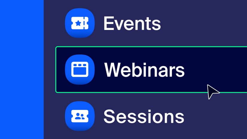 Zoom Webinars i Zoom Events