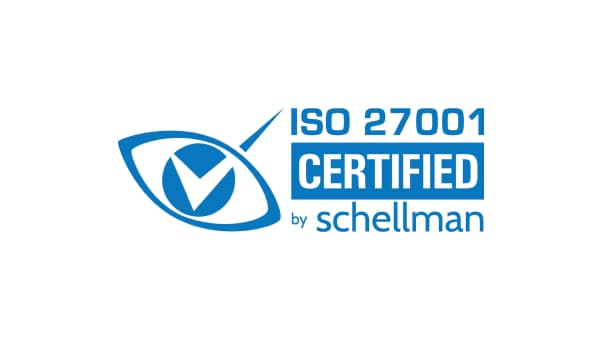 ISO 27001 Certified badge