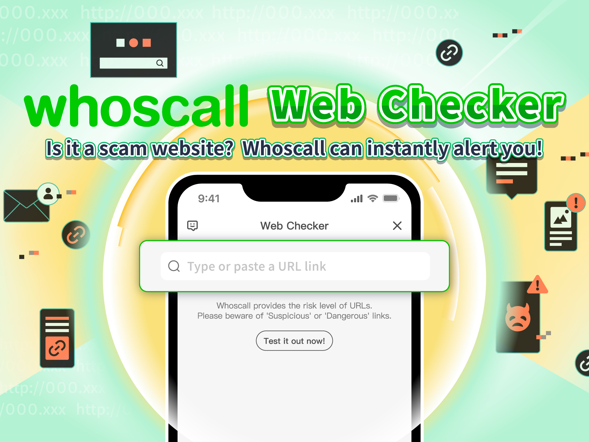 The Web Checker, Whoscall’s newest feature, determines whether a link is safe before you can even say “Scam!”