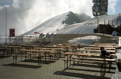 Mount Titlis glacier