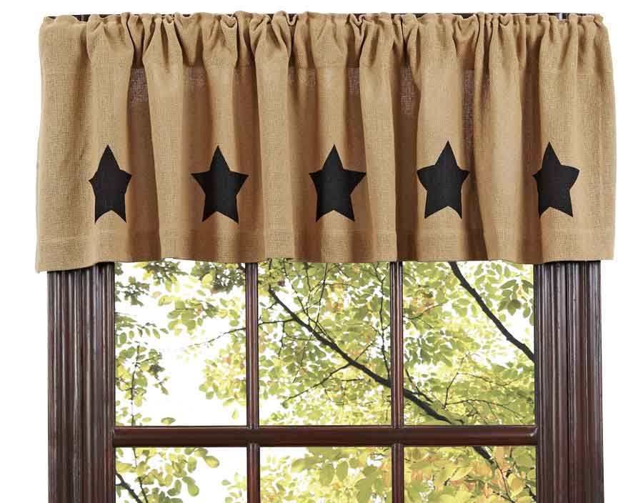 Rustic Window Treatments Valance