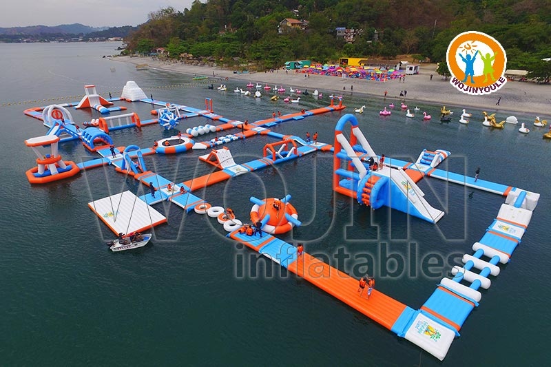 AP079 Outdoor Inflatable Aqua Park Floating Water Park