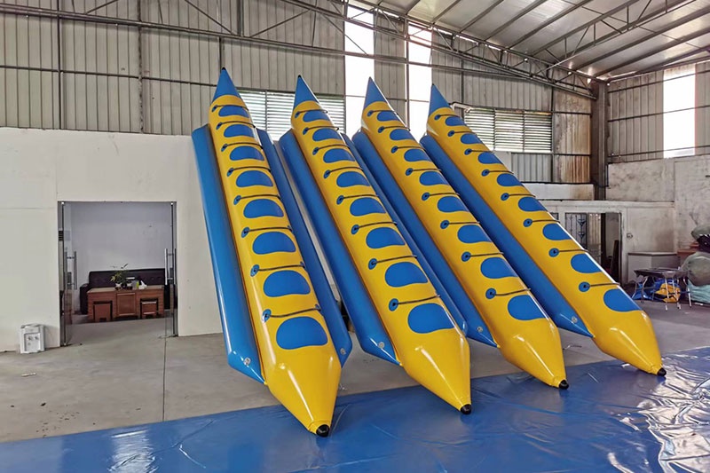 WT002 Plato 0.90mm PVC 8 Seats Inflatable Banana Boat Ride